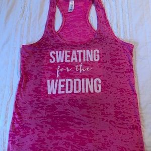 Sweating for the Wedding Tank Top